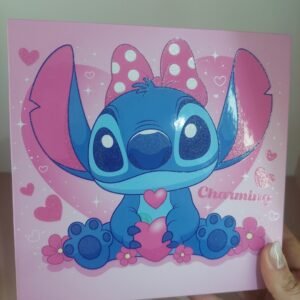 Paleta de maquillaje de Stitch con accesorios