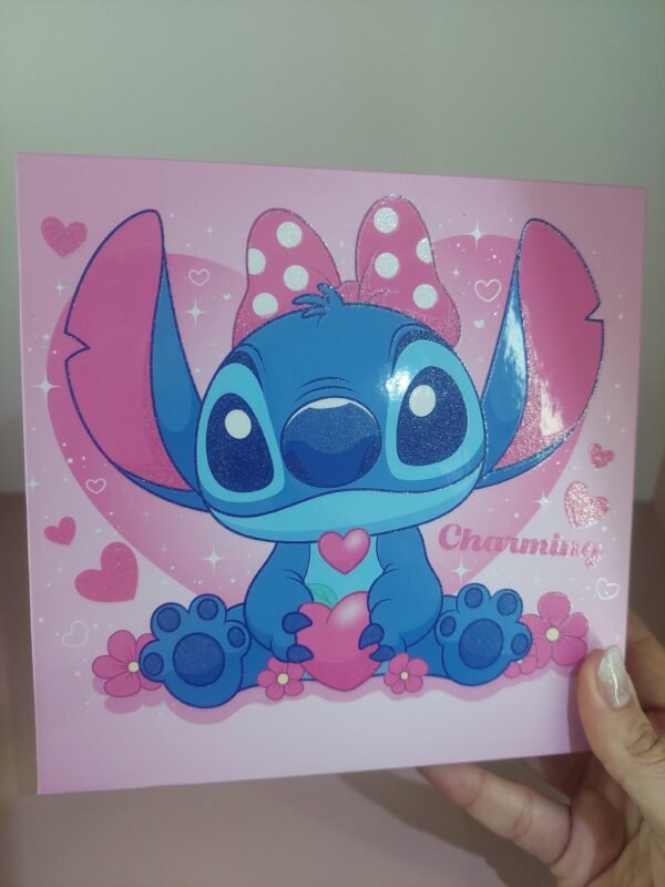 Paleta de maquillaje de Stitch con accesorios