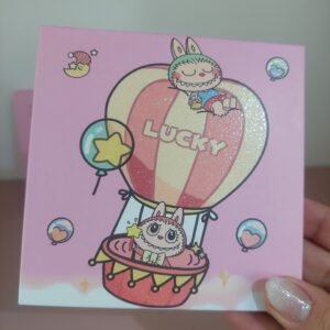 Paleta de maquillaje de labubu