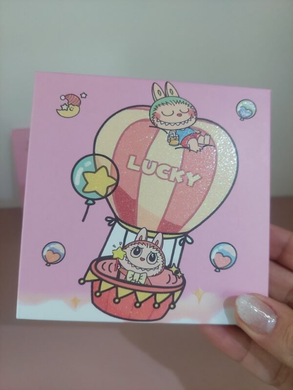 Paleta de maquillaje de labubu