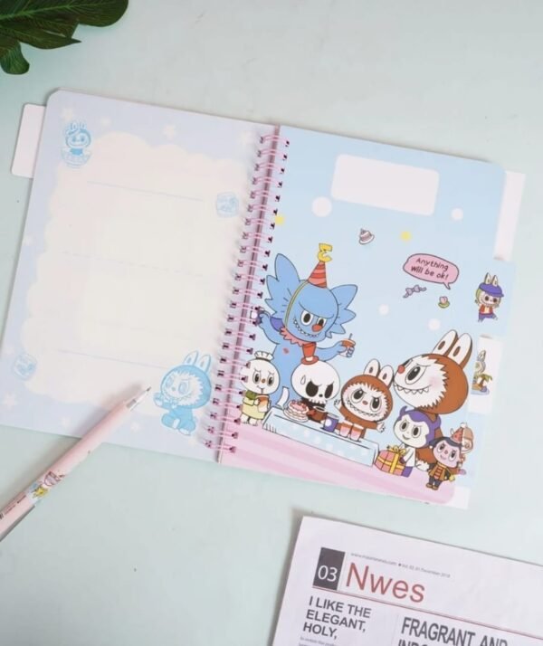 Set de cuaderno con lapicera de labubu - Imagen 2