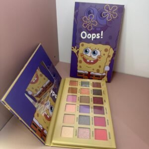 Paleta de 18 sombras de ojos de bob esponja