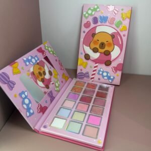 Paleta de 18 sombras de ojos de capybara