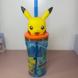 Vaso con Sorbete y Figura 3d de Pokémon