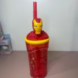 Vaso con Sorbete y Figura 3d de iron man