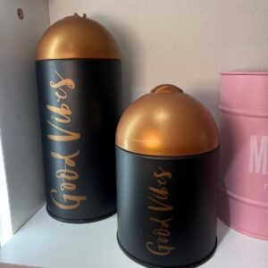 Yerbero y azucarera de pvc goog vibes