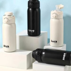 Botella lisa doble pico térmica de 550 ml