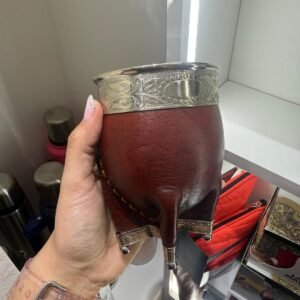 Mate Imperial de Calabaza, con virola y base de Alpaca