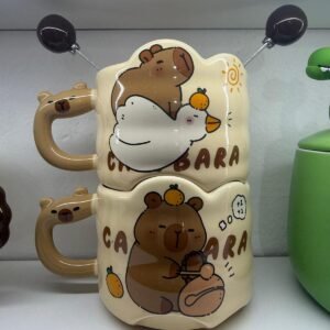 Taza importada de Capybara apilables