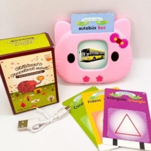 Tarjeta flash con parlante Inglés y español Hello kitty