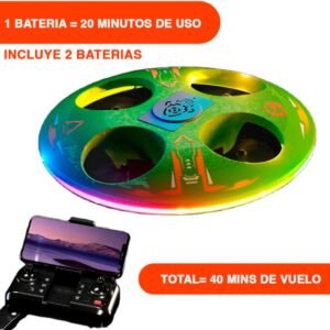 Mini Drone Turbo Ovni UFO con Cámara HD – FPV Control Remoto