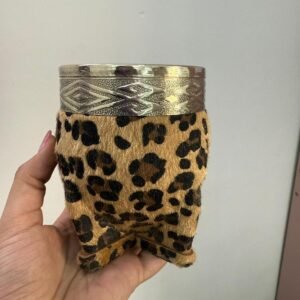 Mate Imperial con pelo Print y virola de Alpaca