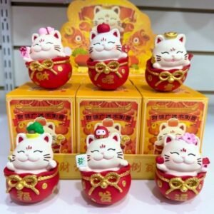 Colección de figuras sorpresa de gato
