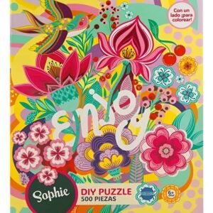 Rompecabezas Puzzle De 500 Piezas Para Colorear Sophie