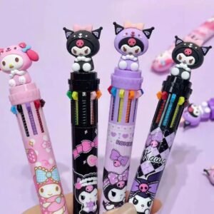 Lapicera multicolor sanrio kuromi | my melody