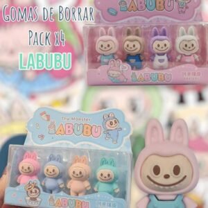 Goma de borrar de labubu