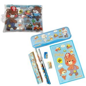 Set escolar de oso con cartuchera