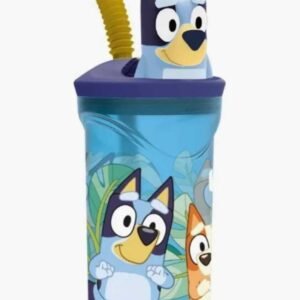 Vaso 360ml Infantil Con Sorbete Con Figura 3D - Bluey