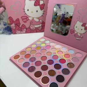 Paleta de sombras de Hello Kitty con espejo