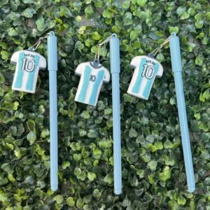 Lapicera + figura de la camiseta de la selección argentina