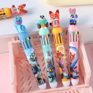 Lapicera multicolor de zootopia