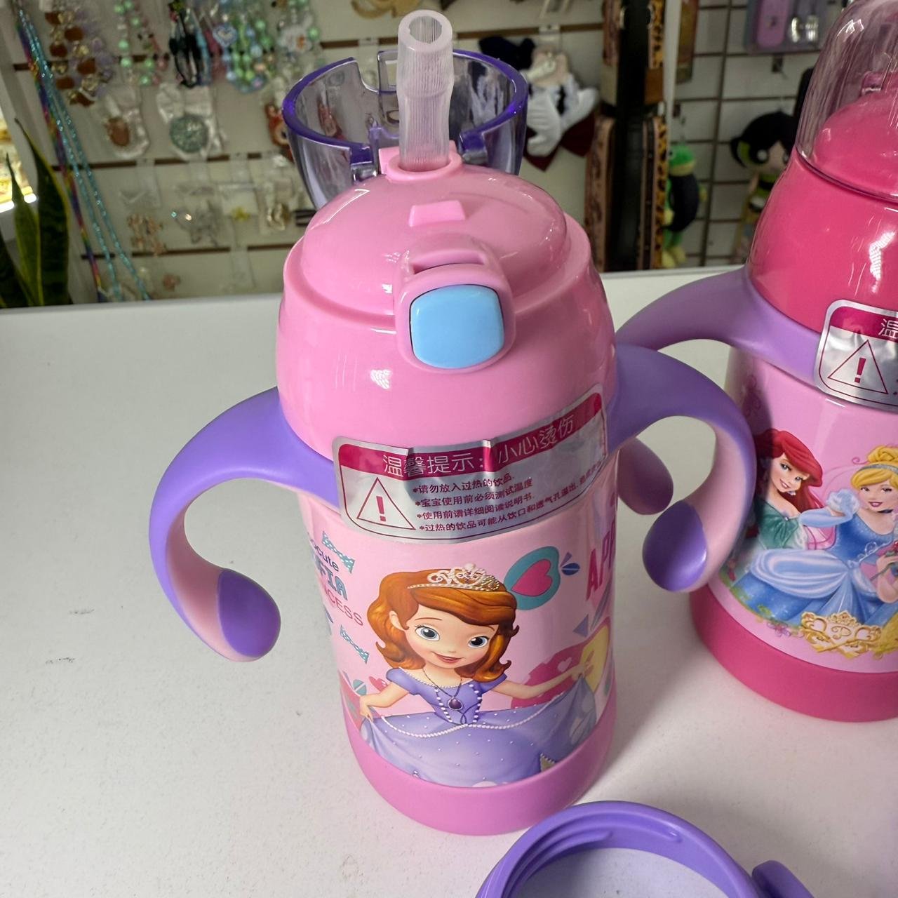 Botellas / vasos térmicos de las princesas de 280ml - Imagen 2