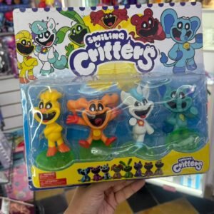 Set x 4 muñecos de Smiling Critters , catnap