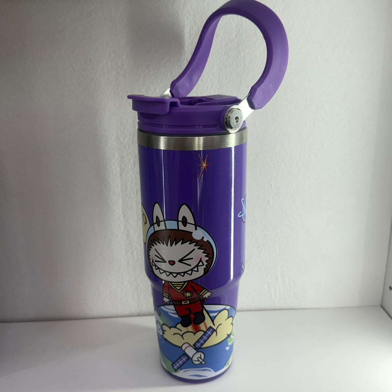 Botella térmica de labubu con doble pico - Imagen 3