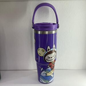 Botella térmica de labubu con doble pico