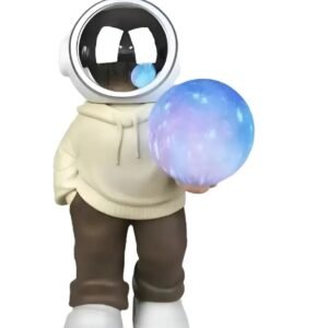 Astronauta con ropa Parlante Portátil Con Luz Nocturna Bluetooth