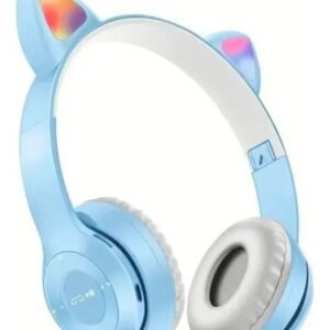 Auricular inalambrico cat con luz celeste