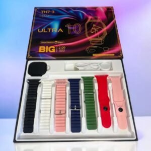 Smartwatch Ultra 10 Th7 Con Pack De 7 Mallas De Silicona