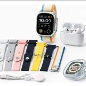 Smartwatch Reloj Combo+auriculares+7 Mallas+funda Regalo