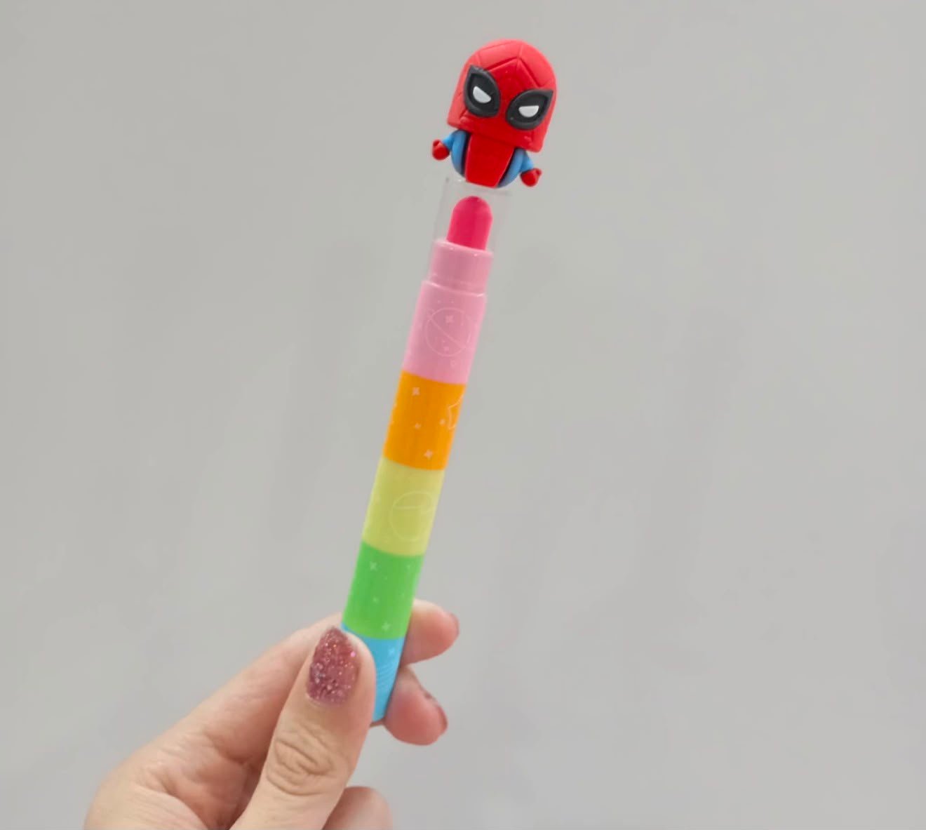 Crayones encastrables Spiderman