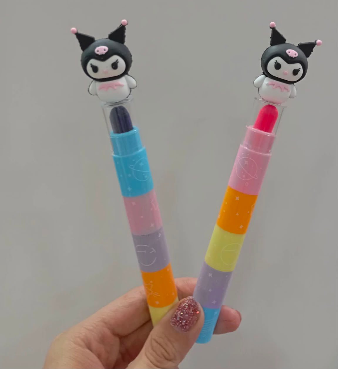 Crayones encastrables Kuromi