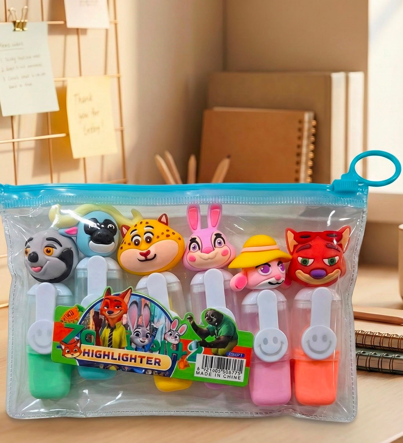 Estuche x6 Resaltadores – Zootopia - Imagen 2
