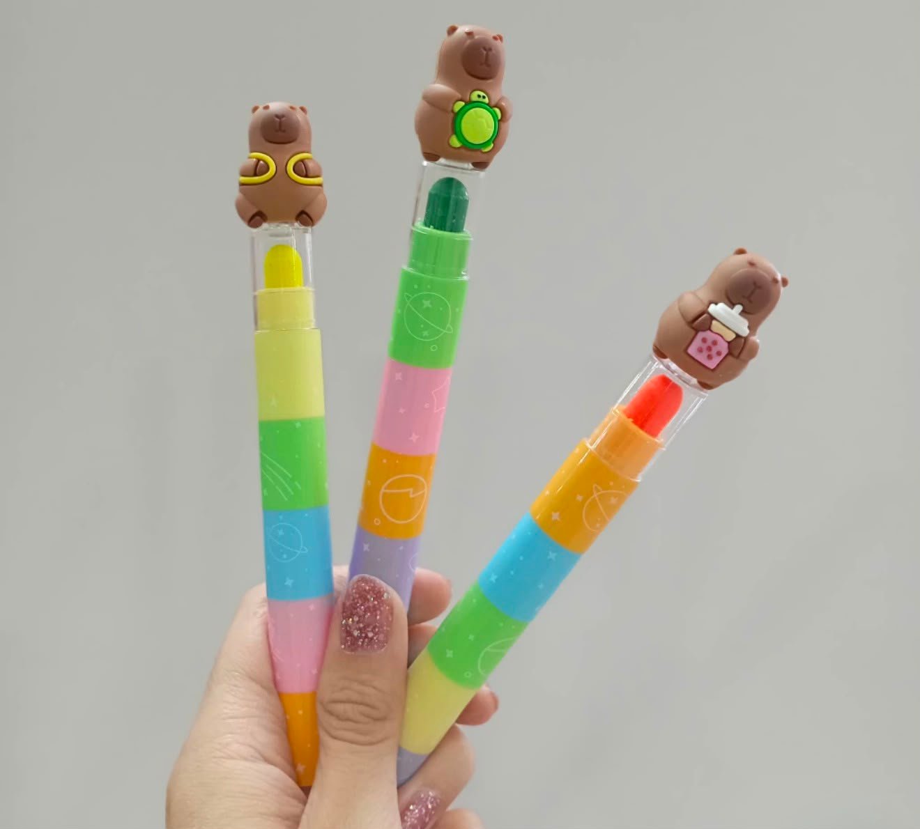 Crayones encastrables Capybara