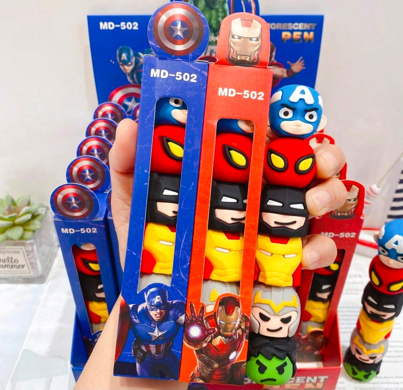 Resaltador Largo Apilable – Avengers - Imagen 2