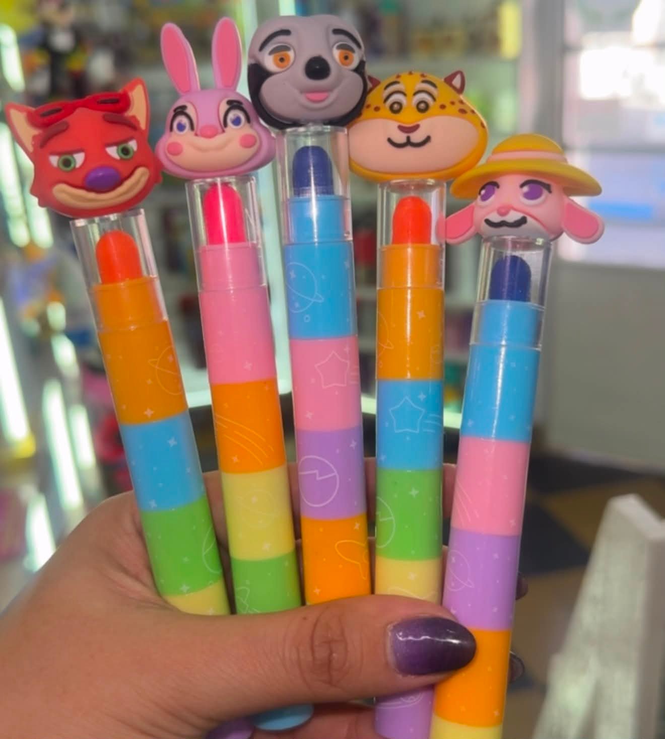 Crayones encastrables Zootopia