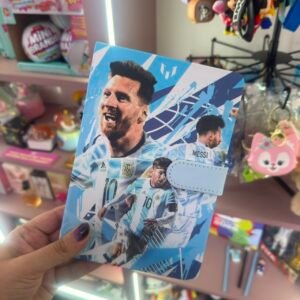 Cuaderno con cierre imantado de Messi