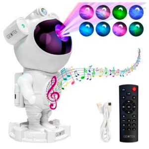 Proyector Astronauta Parlante Bluetooth Luz Galaxia