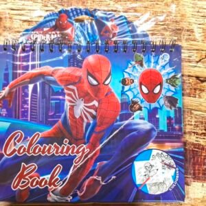 Cuaderno para pintar de Spiderman con stickers