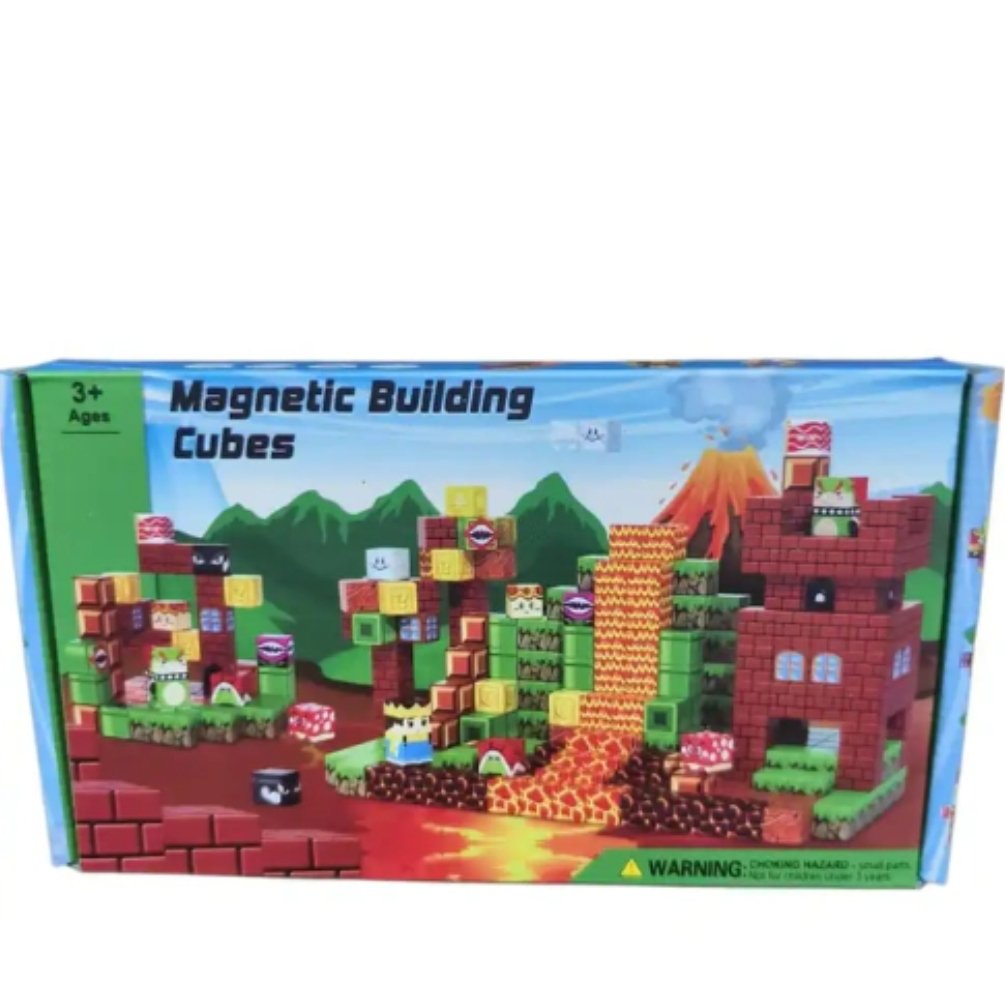 Cubos imantados de minecraft de 60 PCS
