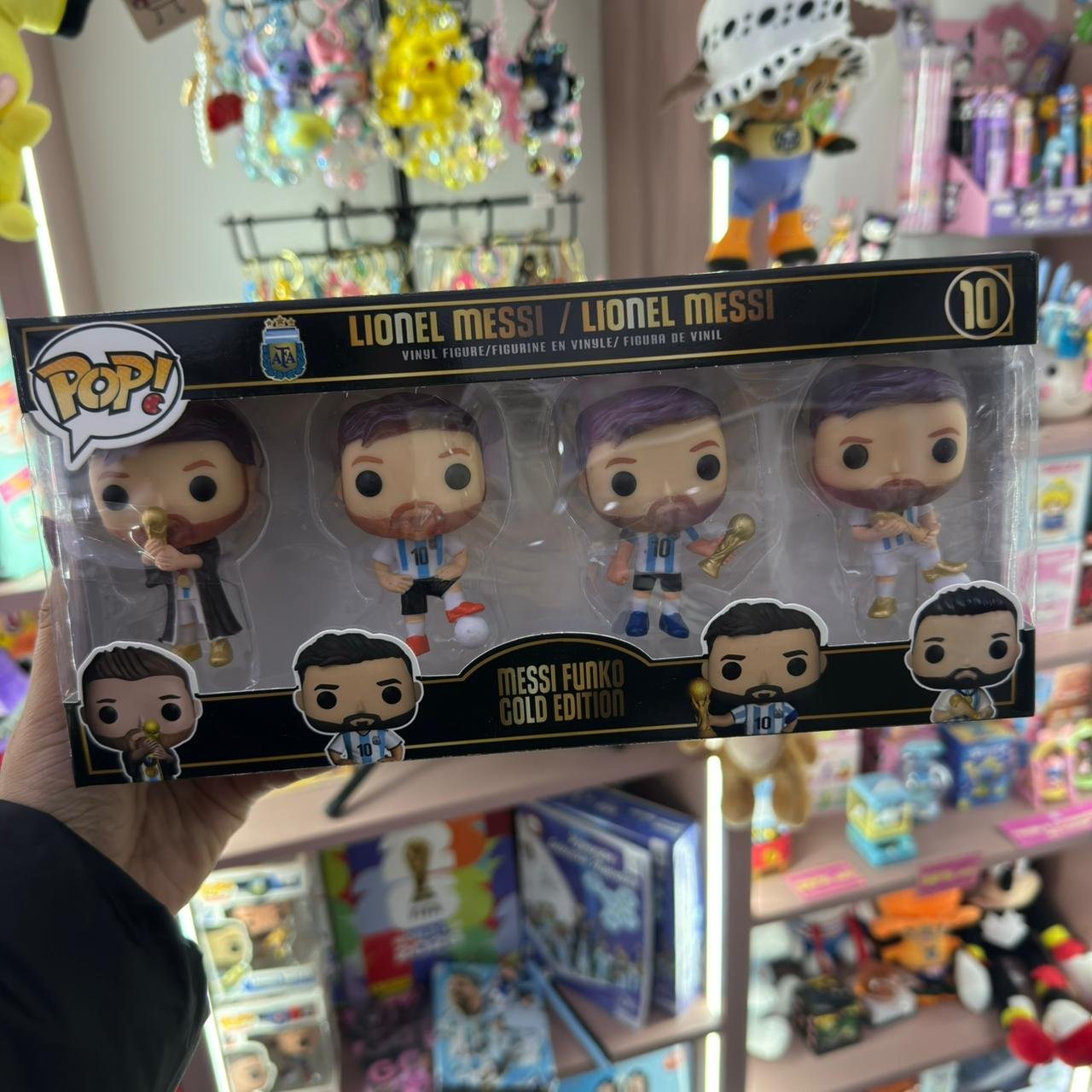 FUNKO POP ARGENTINA MESSI x 4 - Imagen 2