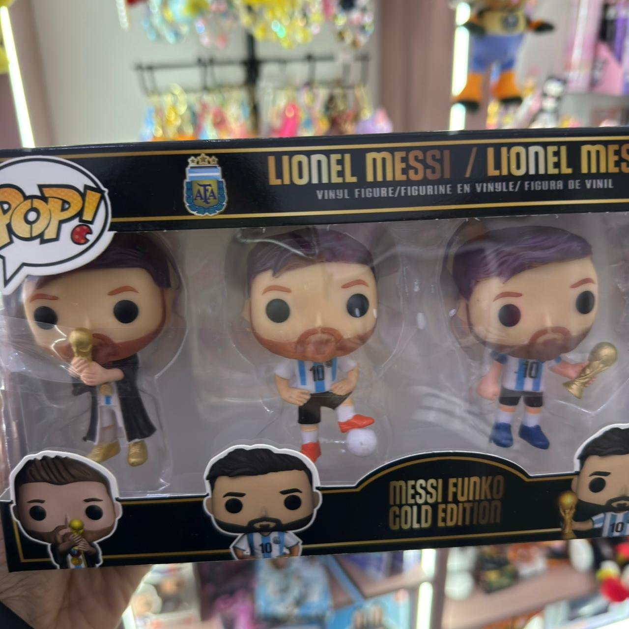 FUNKO POP ARGENTINA MESSI x 4 - Imagen 3