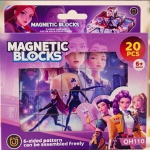 BLOQUES|CUBOS IMANTADOS DE LAS GUERRERAS K POP ,ROMPECABEZAS 20PCS