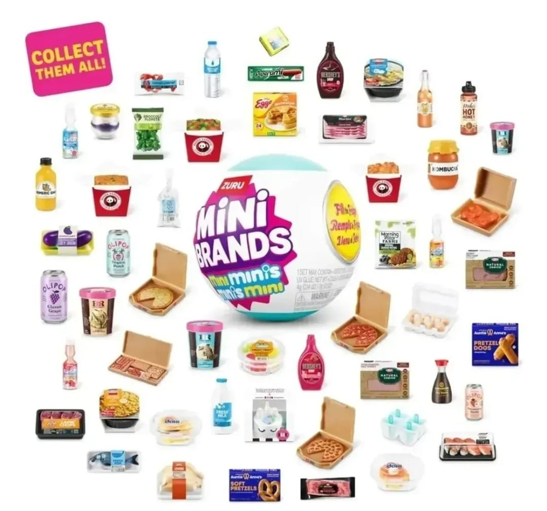 Mini Brands Mini Sorpresa comida Zuru rosa - Imagen 4