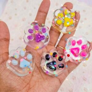 Set x 5 Mini huellitas y animalitos squishy surtidos