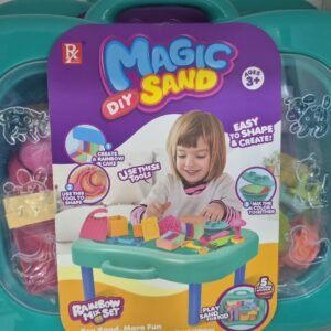 Mesa con kit de arena mágica