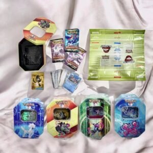 Carta Pokémon en lata grande